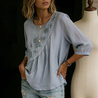Vintage Lässige Bluse
