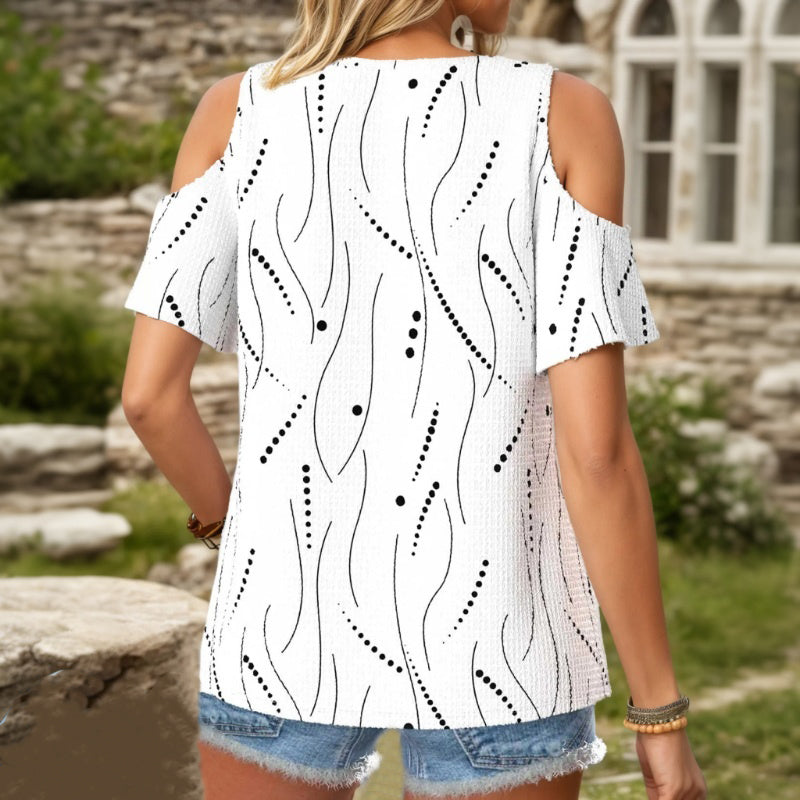 Vintage Lässige Bluse