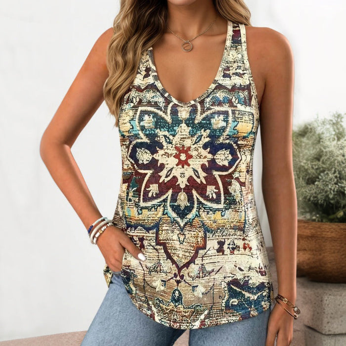 Ethnisches Vintage-Tanktop
