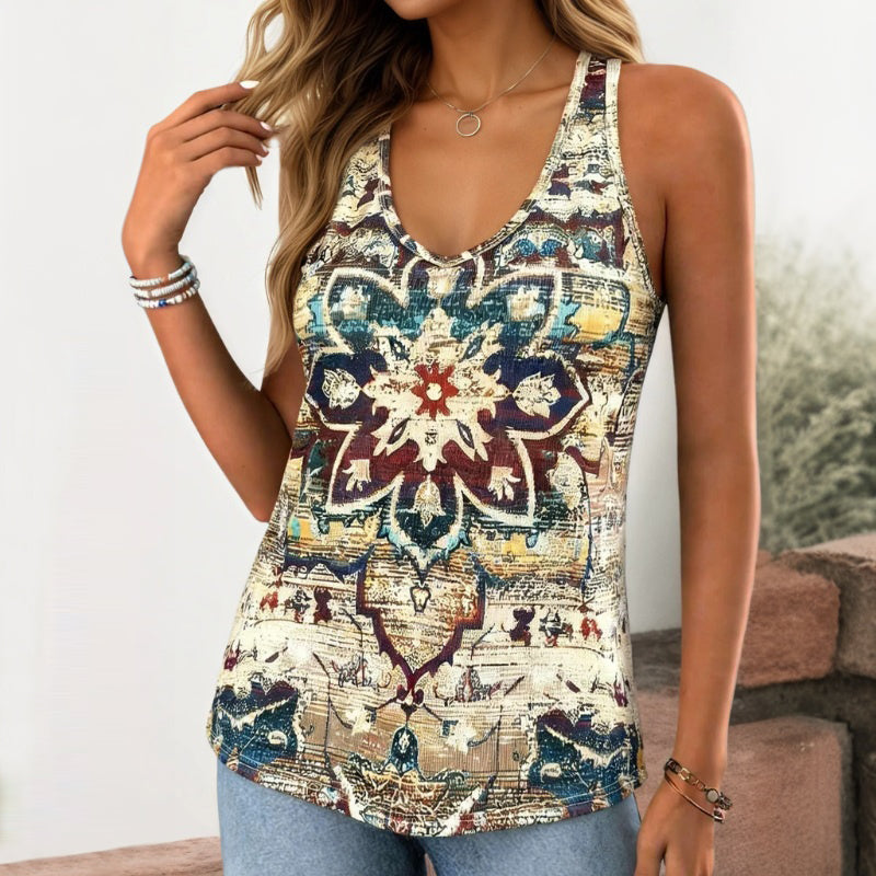 Ethnisches Vintage-Tanktop