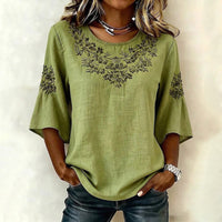 Vintage Lässiges Bluse