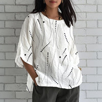 Vintage Lässiges Bluse