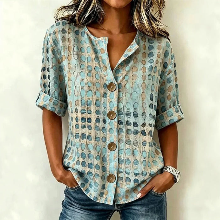 Vintage Lässige Bluse