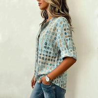 Vintage Lässige Bluse