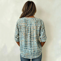 Vintage Lässige Bluse