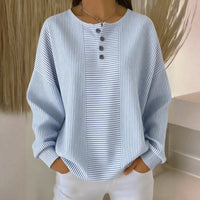 Lässiges Gestreiftes Sweatshirt