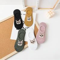 Lässige Socken Mit Katzenmuster