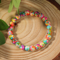 Buntes Perlenarmband