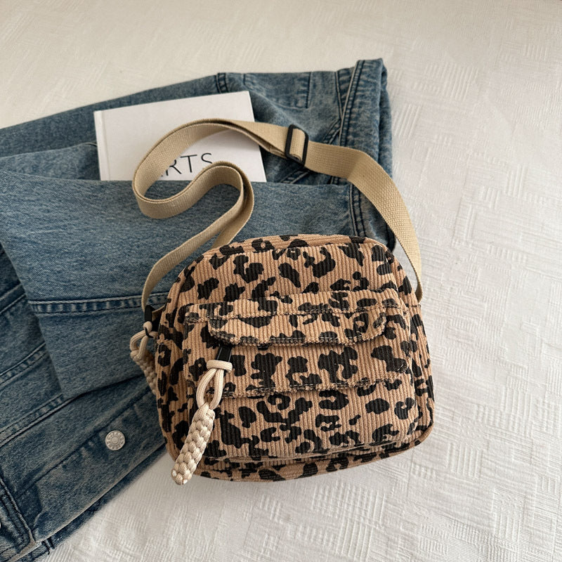 Vintage Leopardentasche