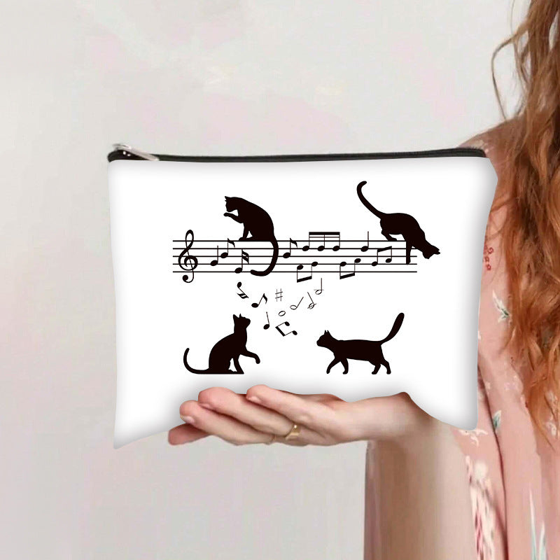 Lässige Tasche Mit Katzenmuster