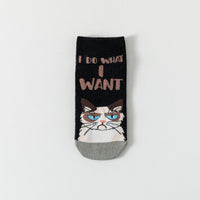 Kreative Socken Mit Katzenprint