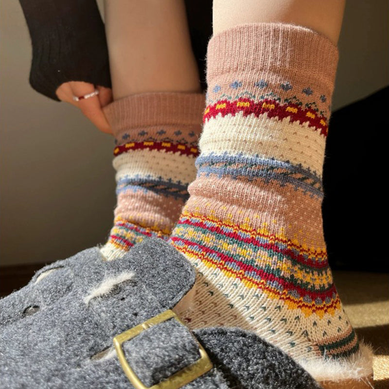 Vintage Socken Im Ethnischen Stil