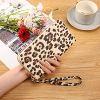 Vintage Geldbörse Mit Leopardenmuster