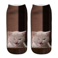 Kreative Socken Mit Katzenmuster