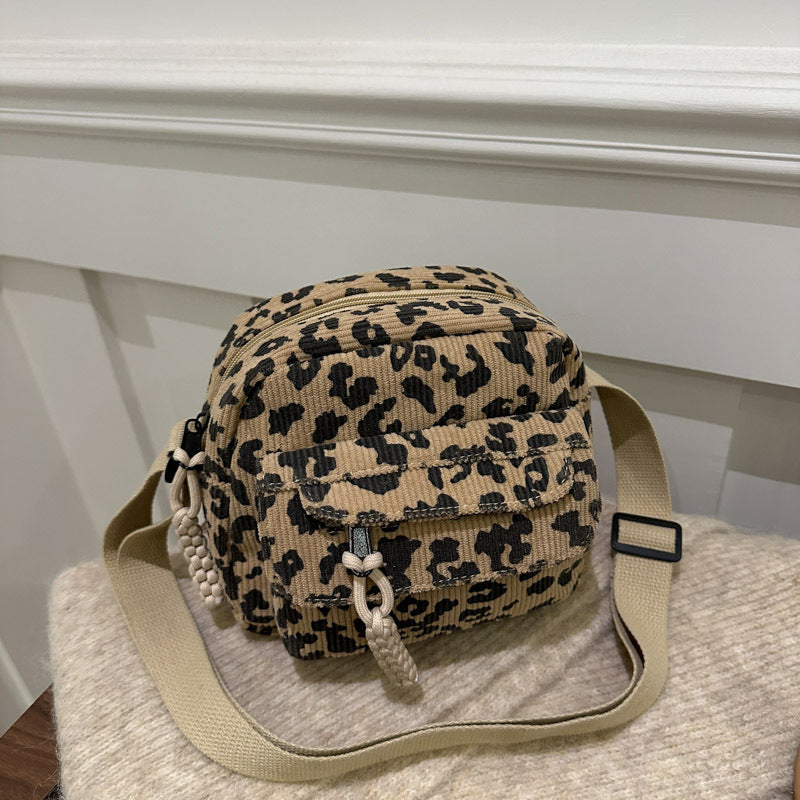 Vintage Leopardentasche