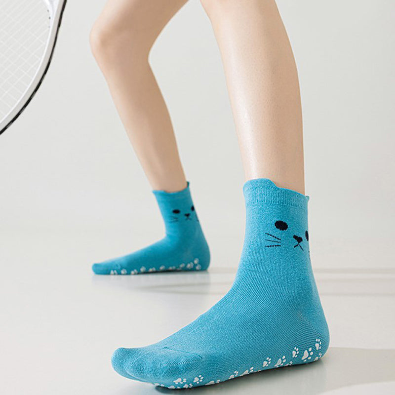 Lässige Socken Mit Katzenmuster