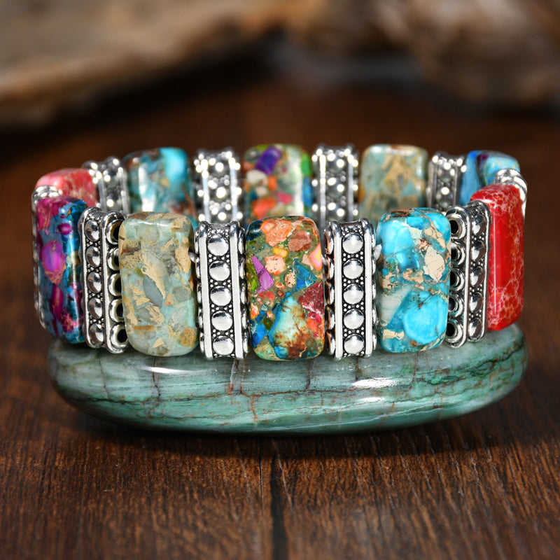 Buntes Boho-Armband