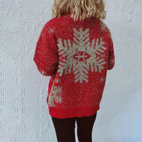 Lässiger Weihnachtlicher Strickpullover