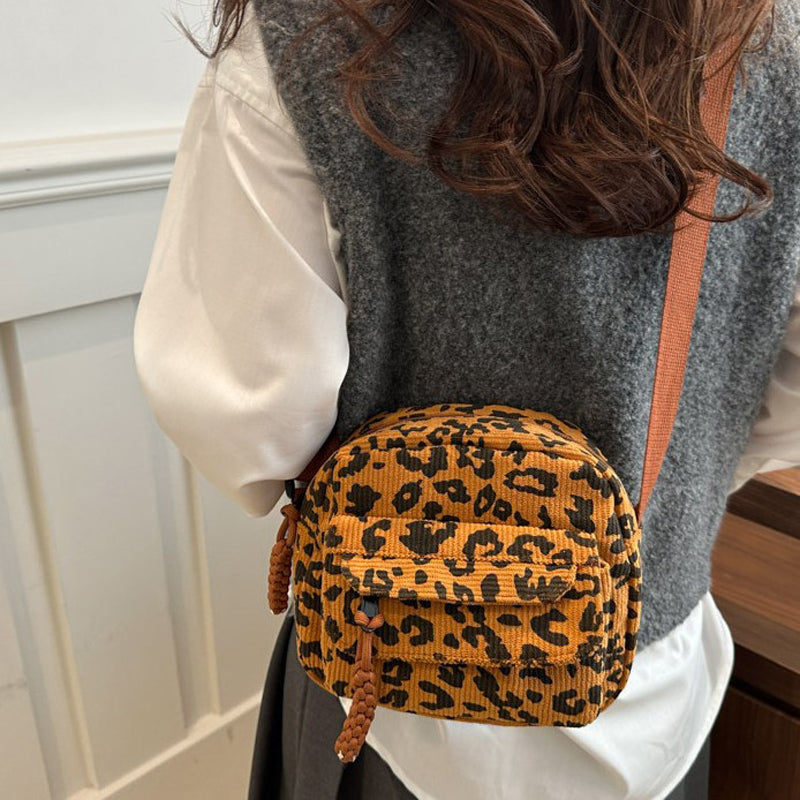 Vintage Leopardentasche