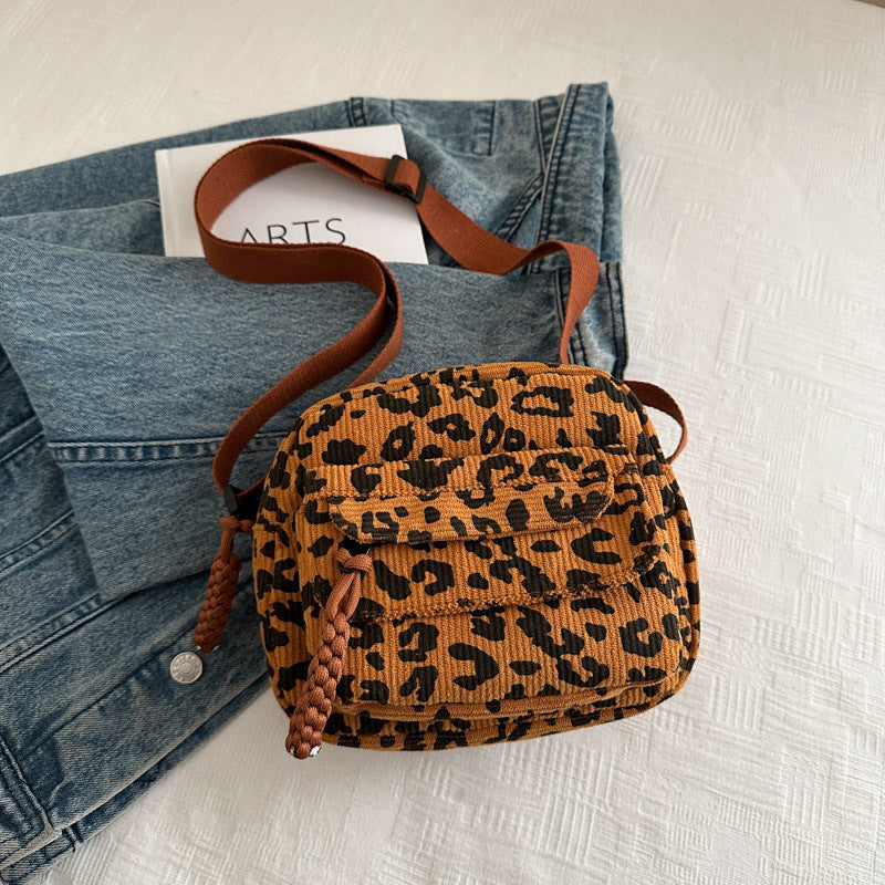 Vintage Leopardentasche