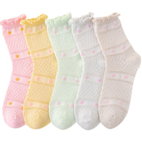 Atmungsaktive Blumensocken