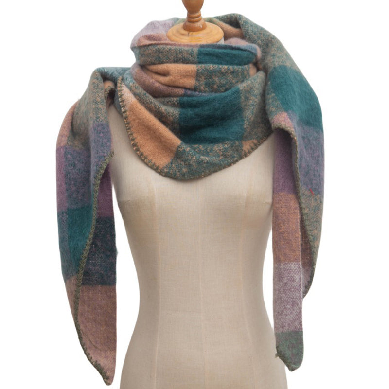 Warmer Karierter Schal