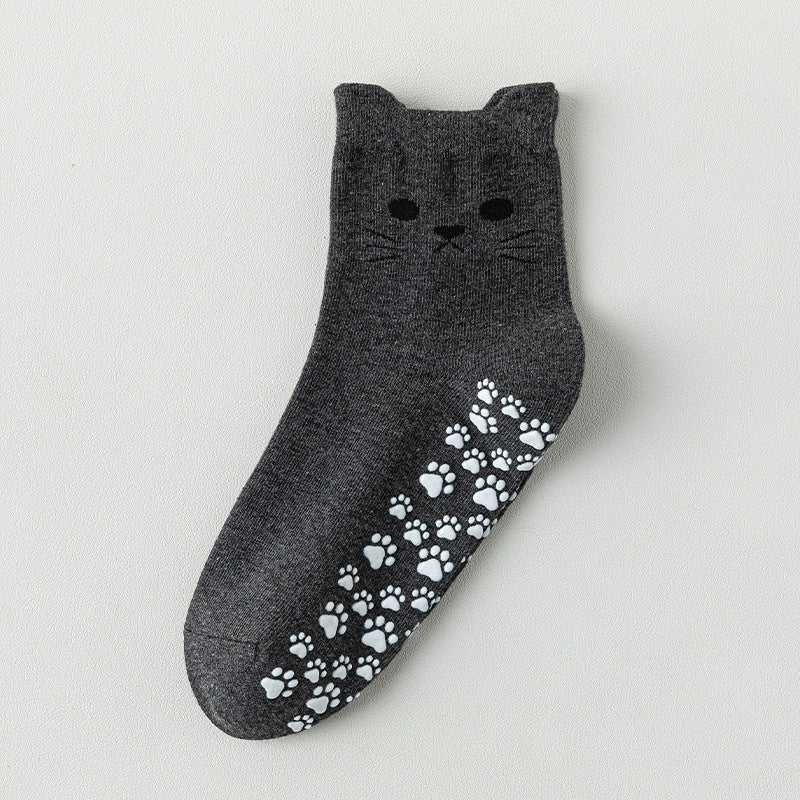 Lässige Socken Mit Katzenmuster
