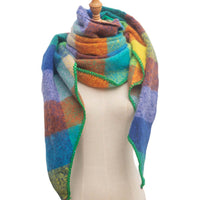 Warmer Karierter Schal