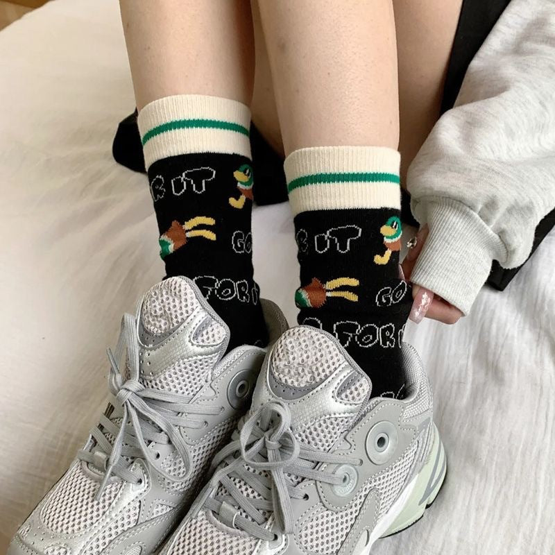 Lässige Cartoon-Socken