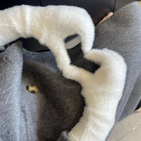 Einfarbige Warme Handschuhe