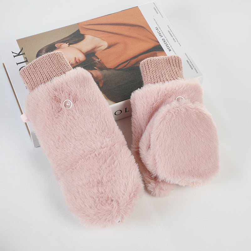 Einfarbig Warme Handschuhe