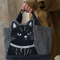 Niedliche Tasche Mit Katzenmuster