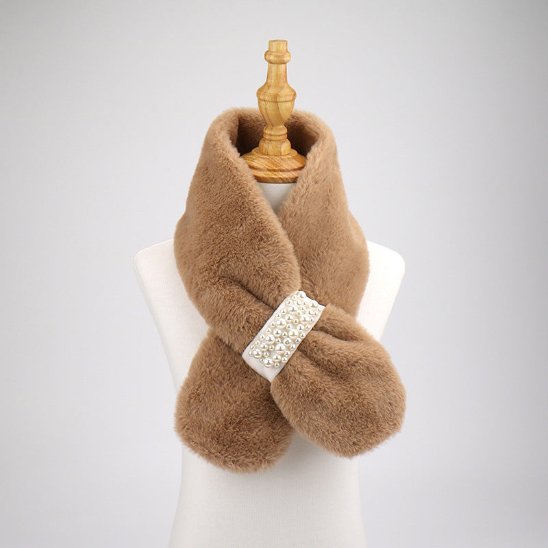 Einfarbiger Warmer Schal