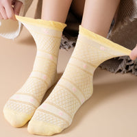 Atmungsaktive Blumensocken
