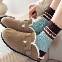 Warme Socken Mit Blumenmuster