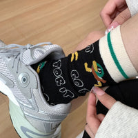 Lässige Cartoon-Socken