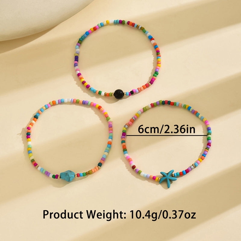 Böhmisches Buntes Perlenarmband