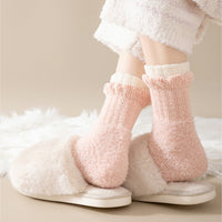 Warme Plüschsocken