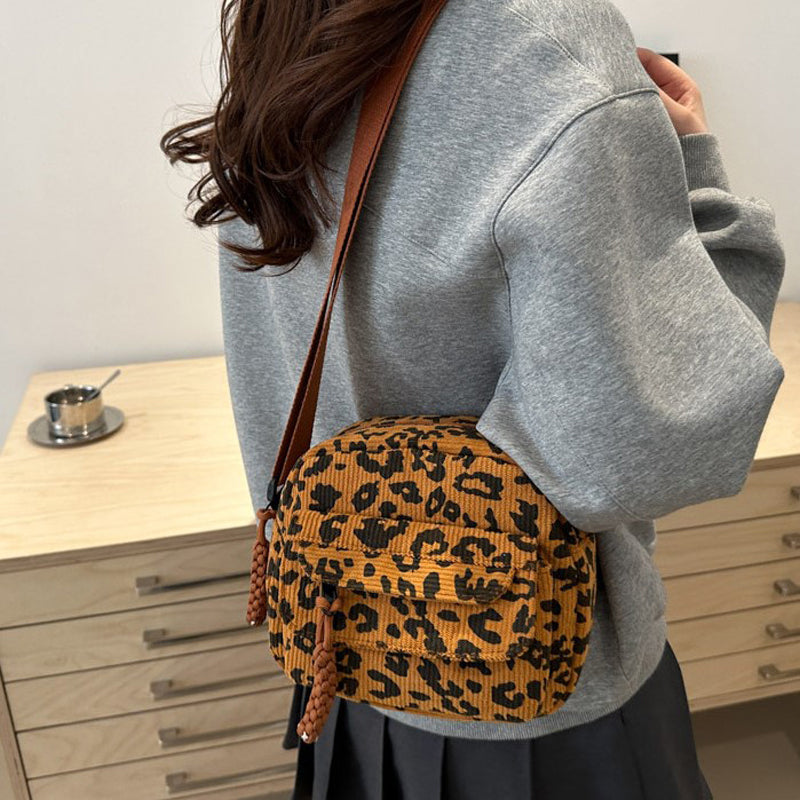 Vintage Leopardentasche