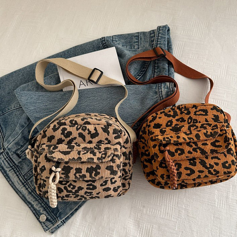Vintage Leopardentasche