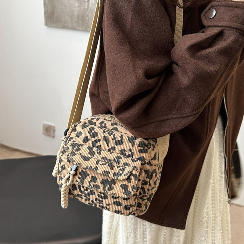 Vintage Leopardentasche