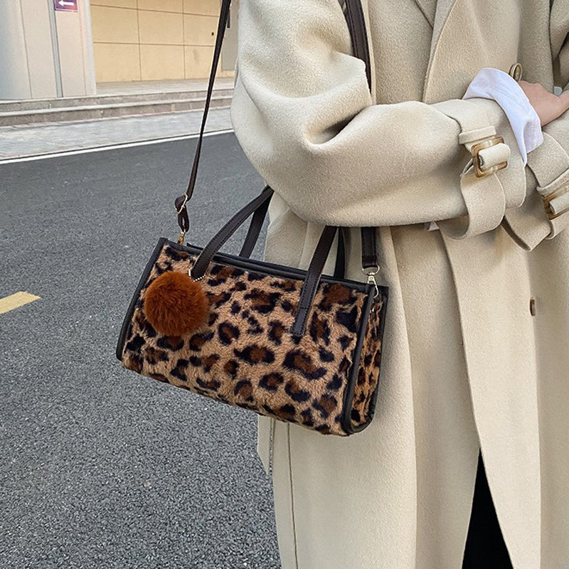 Vintage Leoparden Tasche