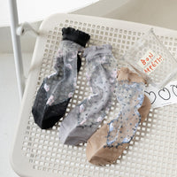 Atmungsaktive Blumensocken