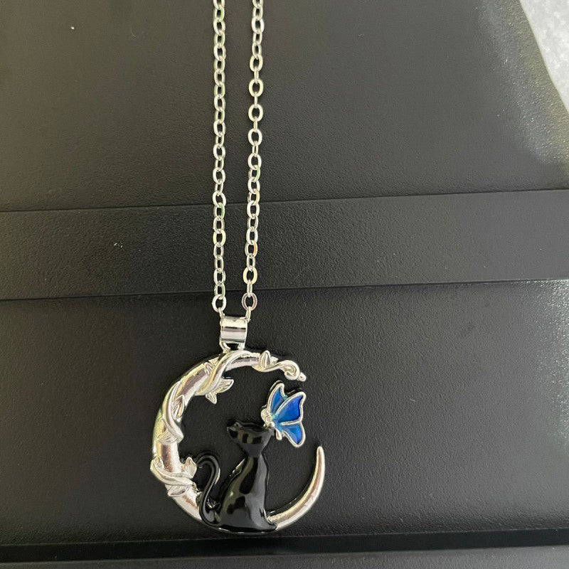 Kreative Katzenanhänger-Halskette