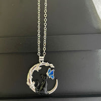 Kreative Katzenanhänger-Halskette