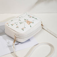 Lässige Tasche Mit Blumenstickerei