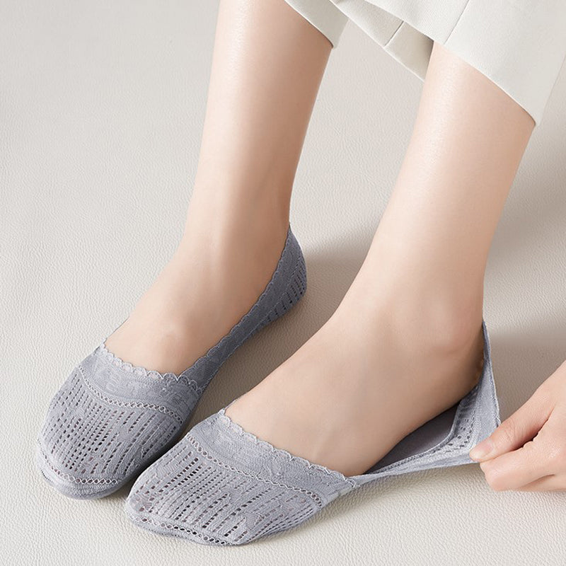 Atmungsaktive Spitzensocken