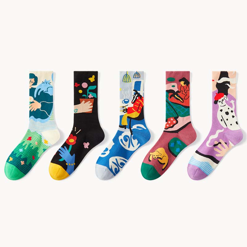 Lässige Kreative Socken