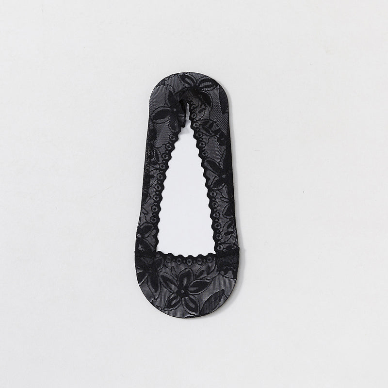 Atmungsaktive Spitzensocken