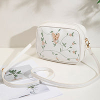 Lässige Tasche Mit Blumenstickerei